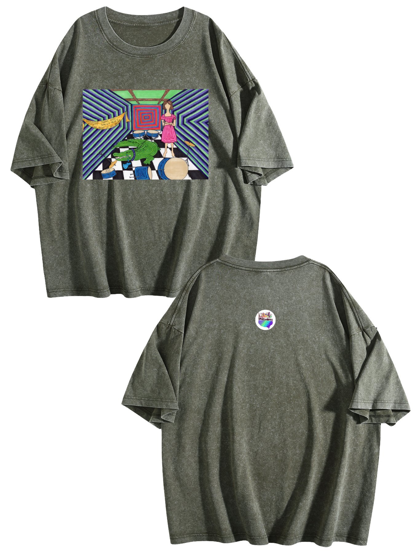 Crocodile Tears Vintage Wash Tee –(Made in USA) - Image 6