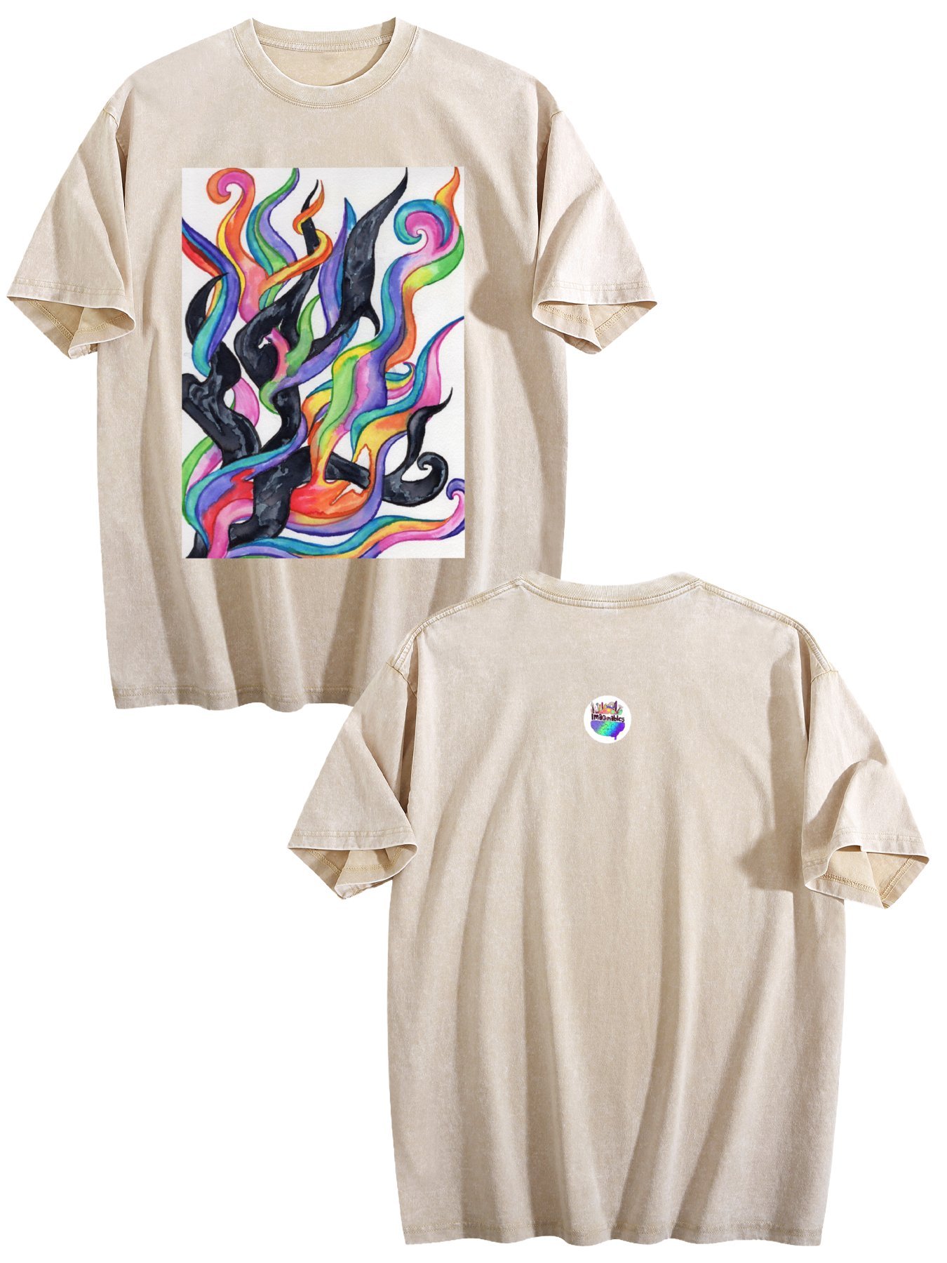 Light Prevails Design Vintage Wash Tee – (Made in USA) - Image 2