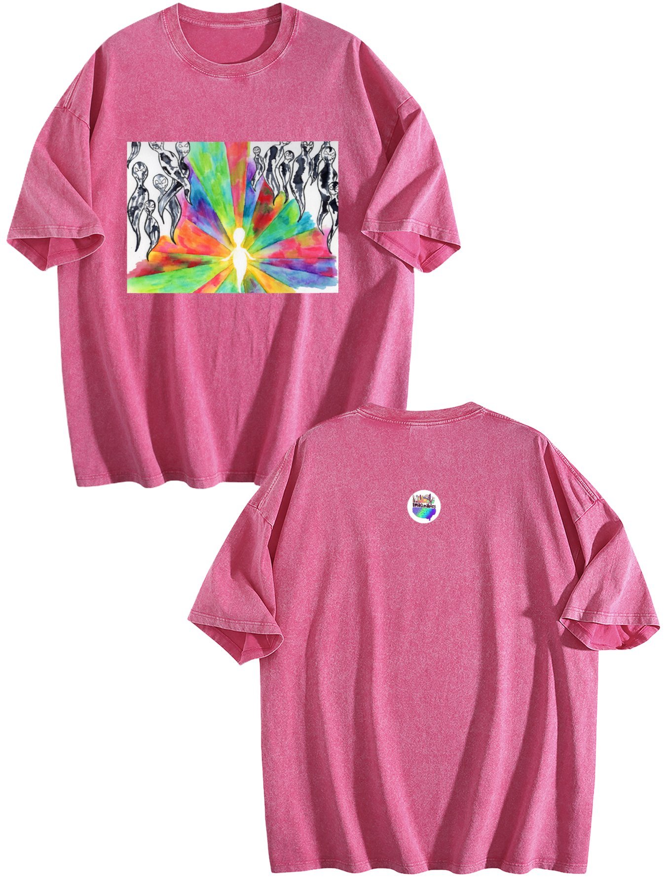 Break The Family Curse Vintage Wash Tee – Front (Made in USA) - Image 4