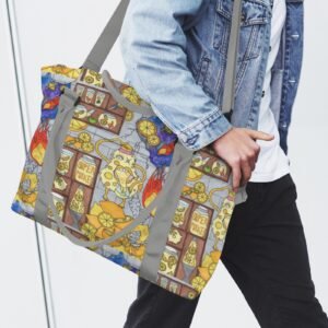 Lemon Gremlin Travel Bag with Luggage Sleeve (Model 1715)