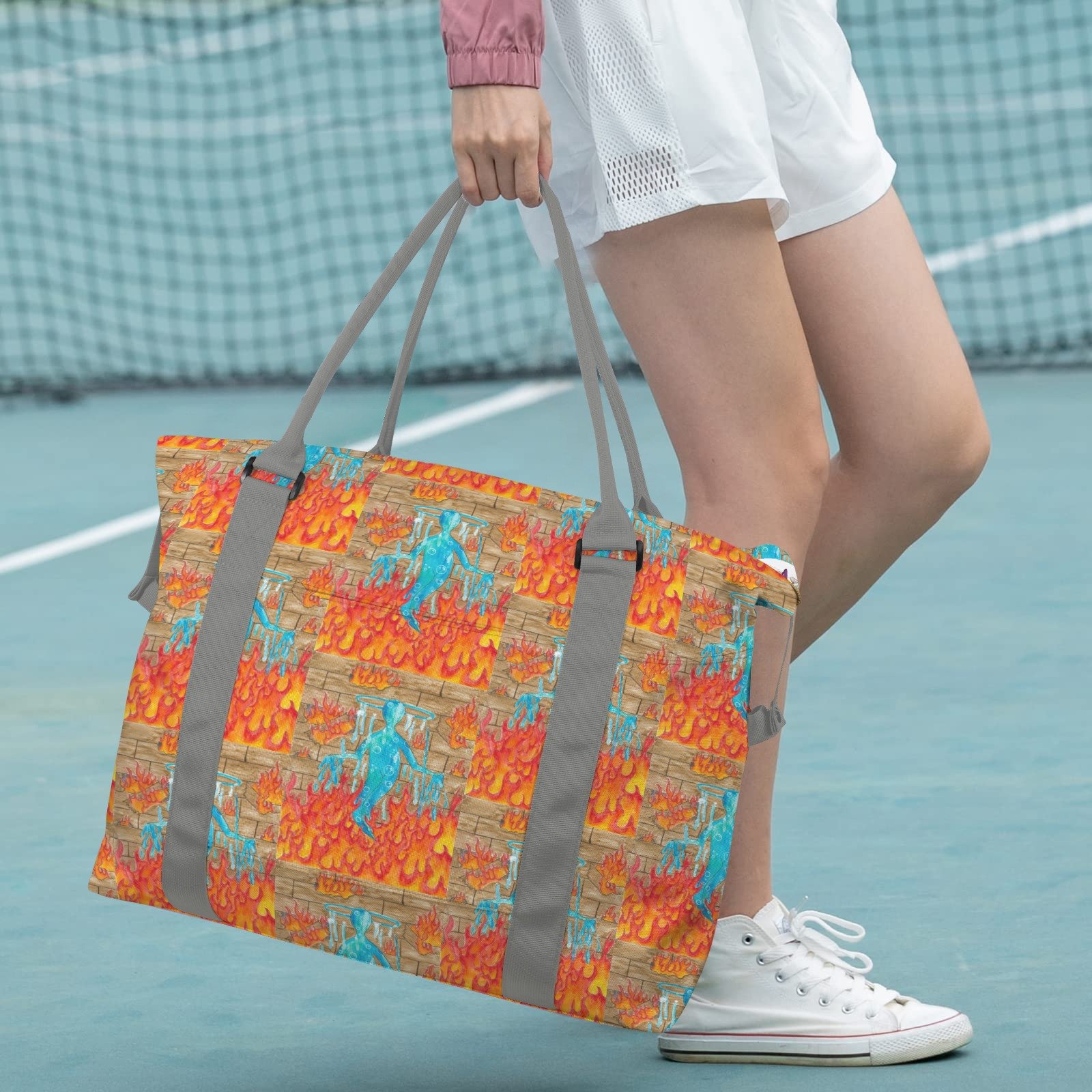 Return With Water Travel Bag with Luggage Sleeve (Model 1715) - Image 7