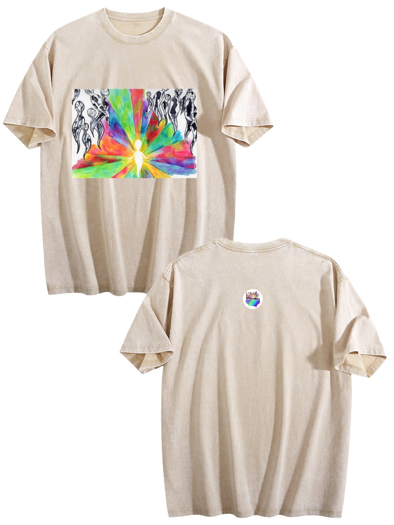 Break The Family Curse Vintage Wash Tee – Front (Made in USA) - Image 2