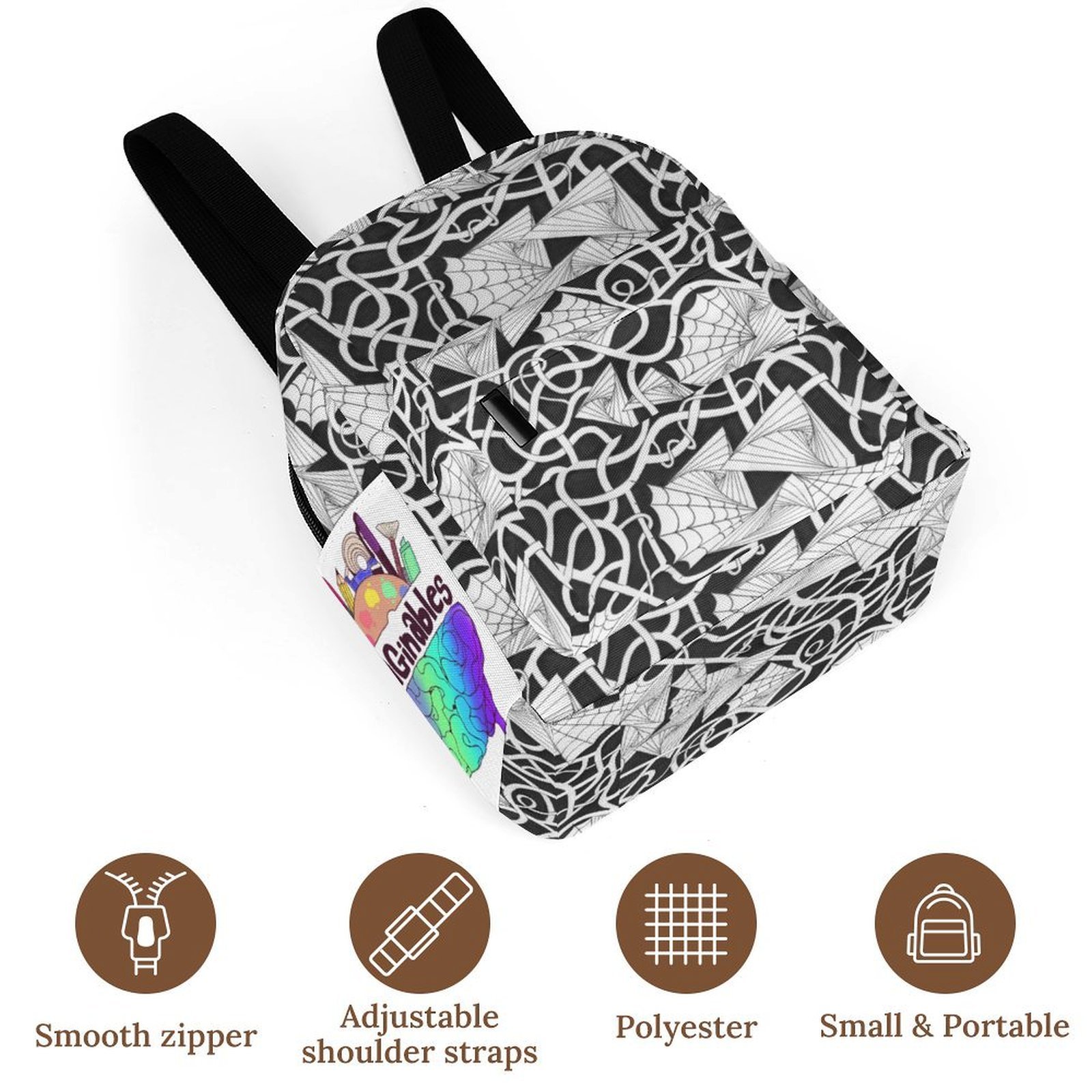 Spider Webs N Things Mini Backpack - Image 3