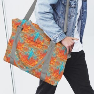 Return With Water Travel Bag with Luggage Sleeve (Model 1715)