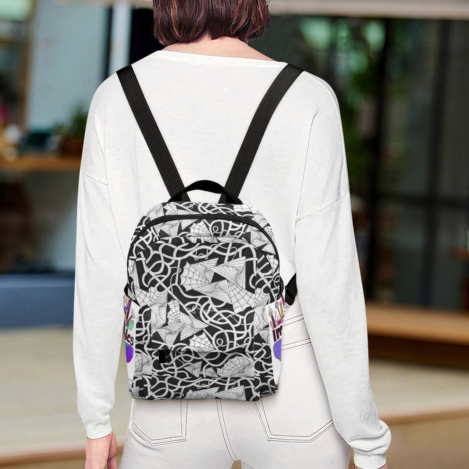 Spider Webs N Things Mini Backpack - Image 5