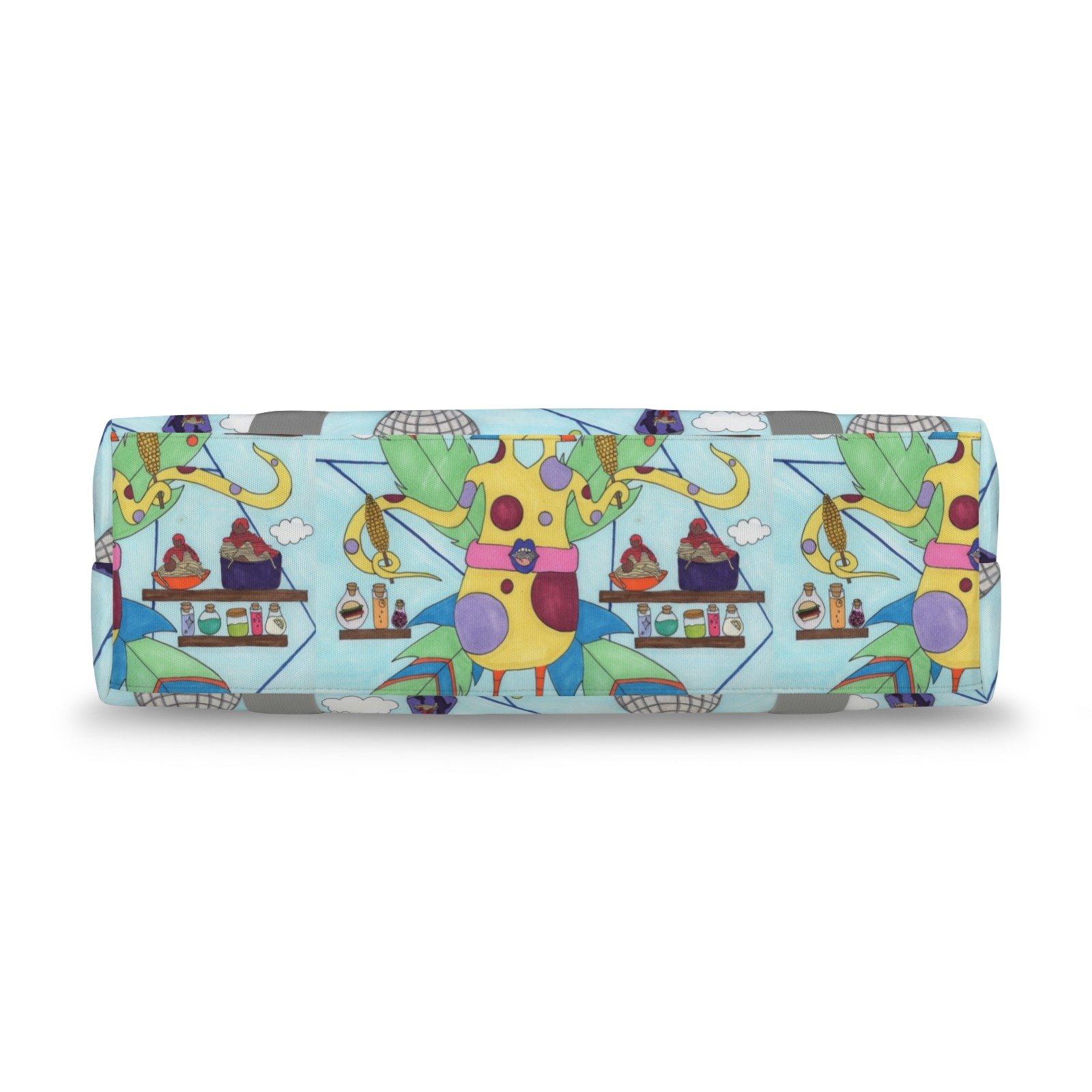 Disco Chicken Travel Bag with Suitcase Sleeve (Model 1715) - Image 5