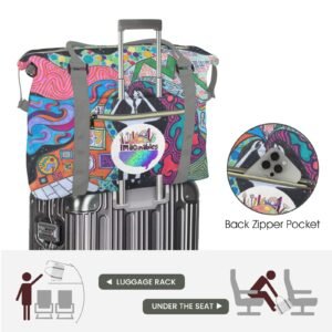 Free your Thoughts 2.0 Travel Bag with Luggage Sleeve (Model 1715)