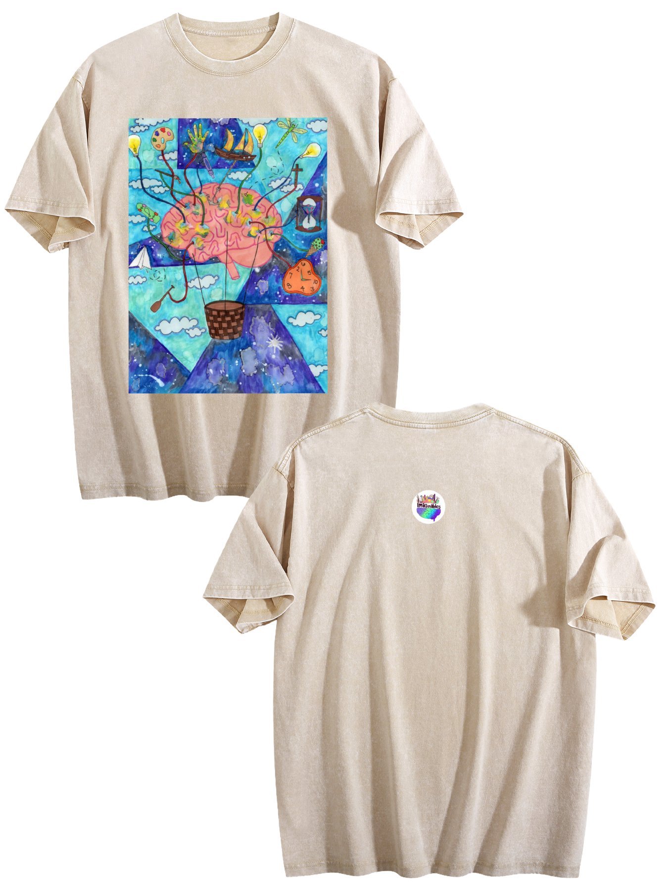 Ideas Unleashed Vintage Wash Tee –(Made in USA) - Image 2