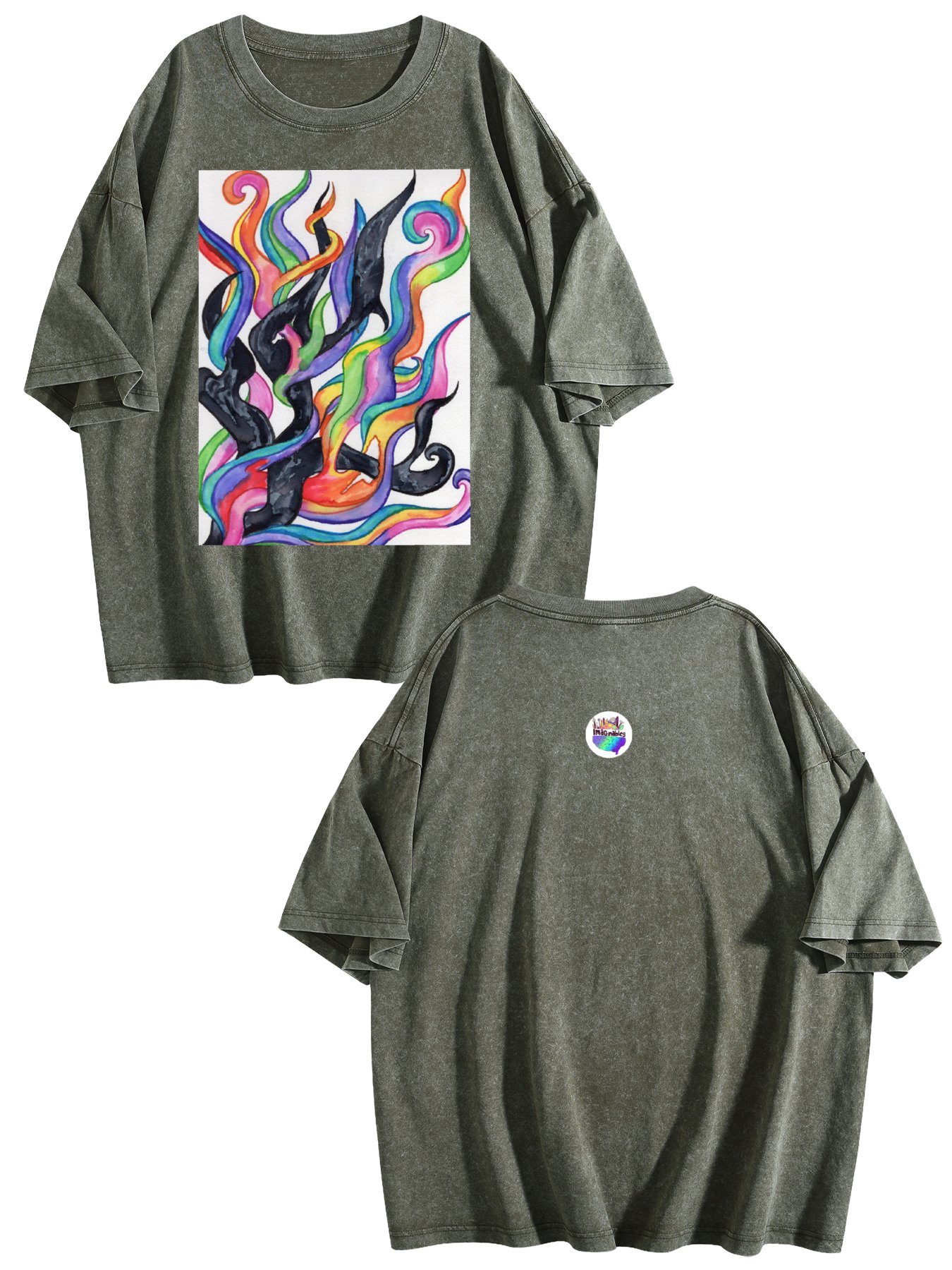 Light Prevails Design Vintage Wash Tee – (Made in USA) - Image 6