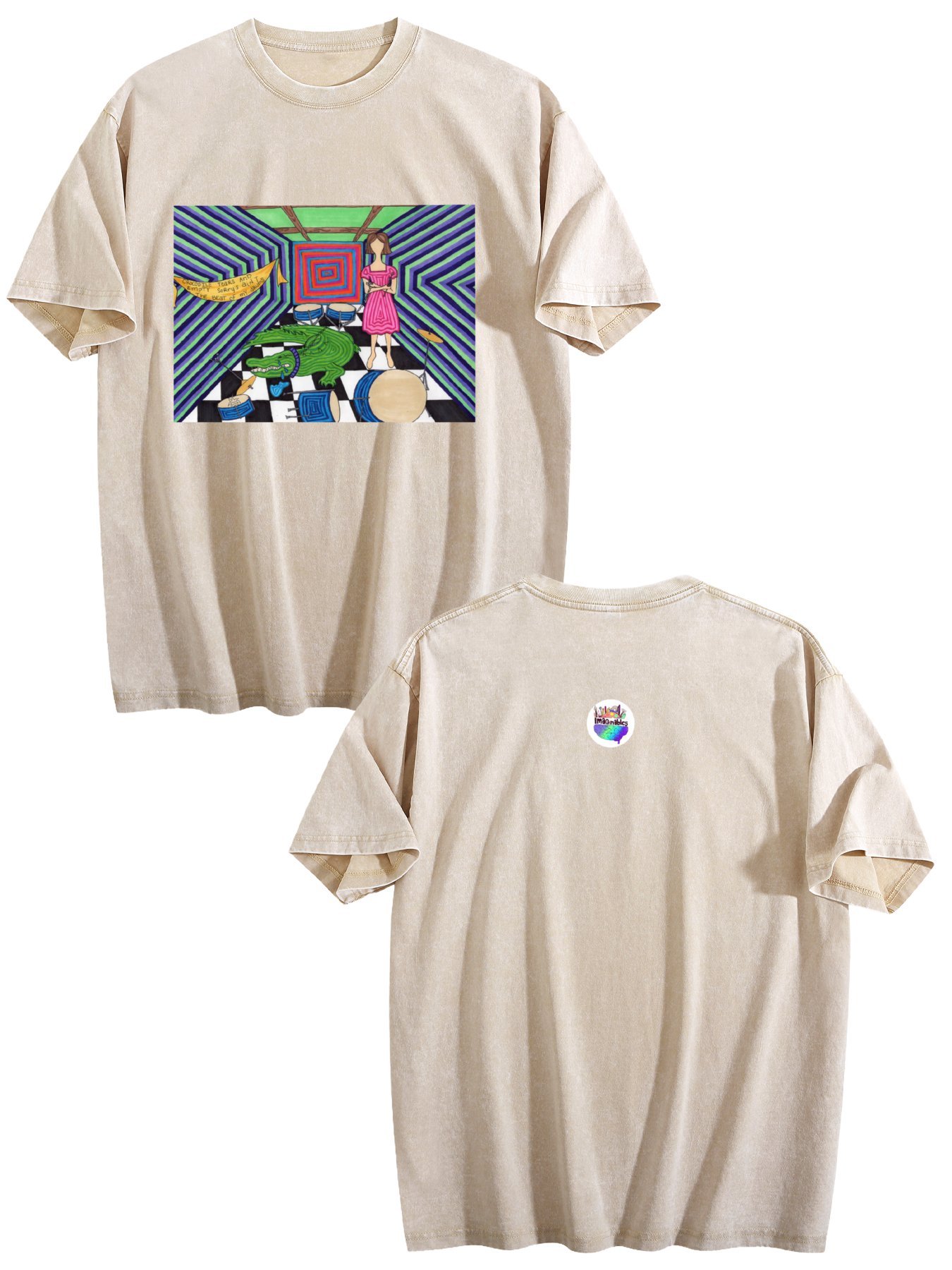 Crocodile Tears Vintage Wash Tee –(Made in USA) - Image 2