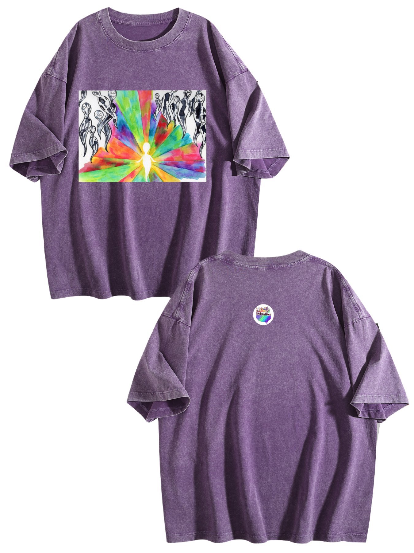 Break The Family Curse Vintage Wash Tee – Front (Made in USA) - Image 7