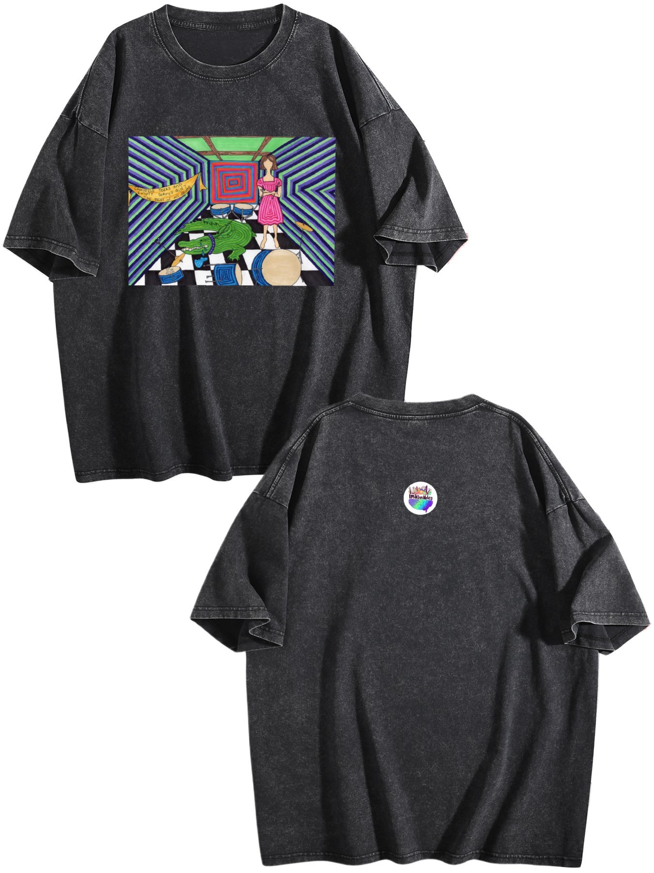 Crocodile Tears Vintage Wash Tee –(Made in USA)