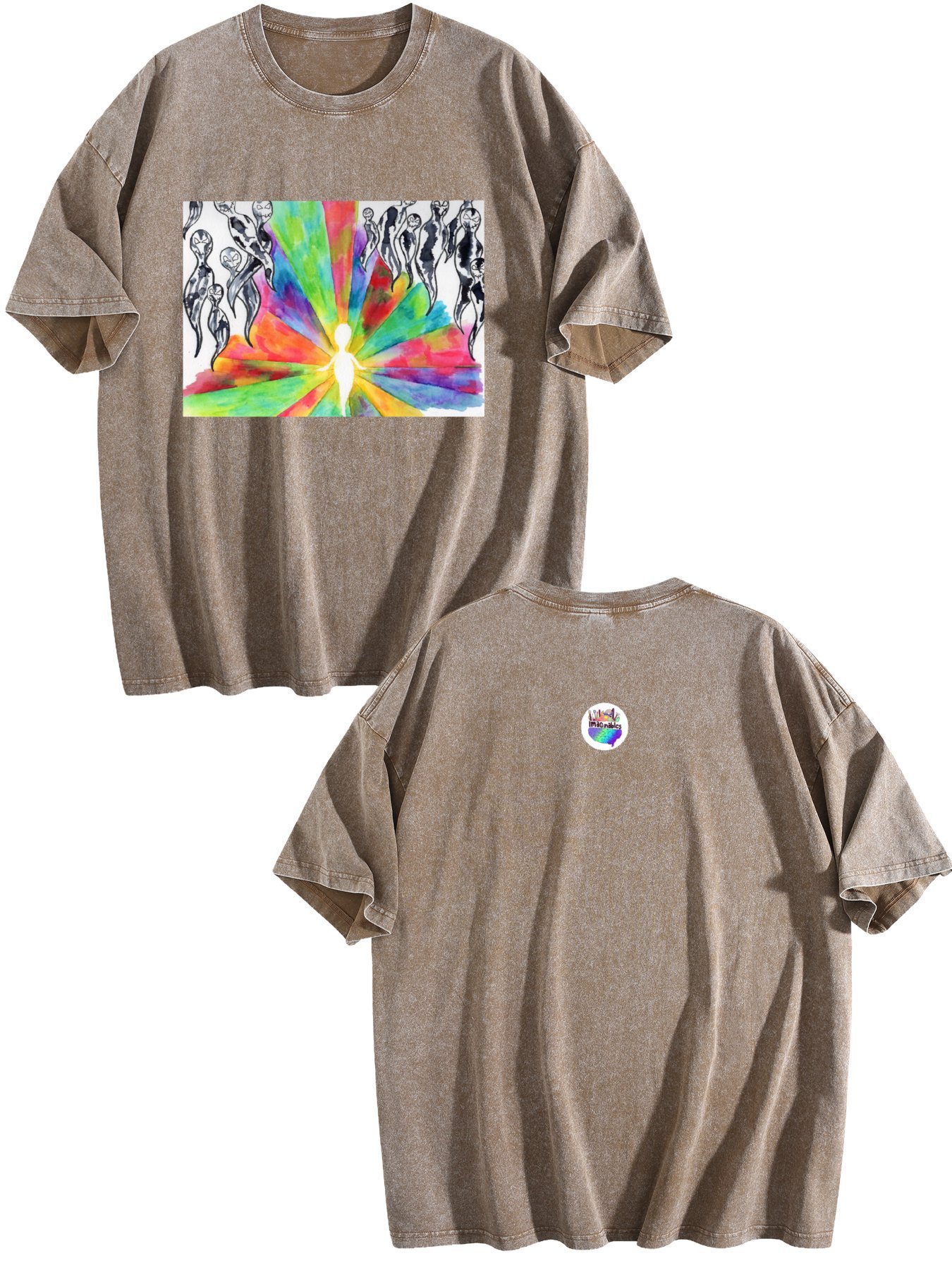 Break The Family Curse Vintage Wash Tee – Front (Made in USA) - Image 5