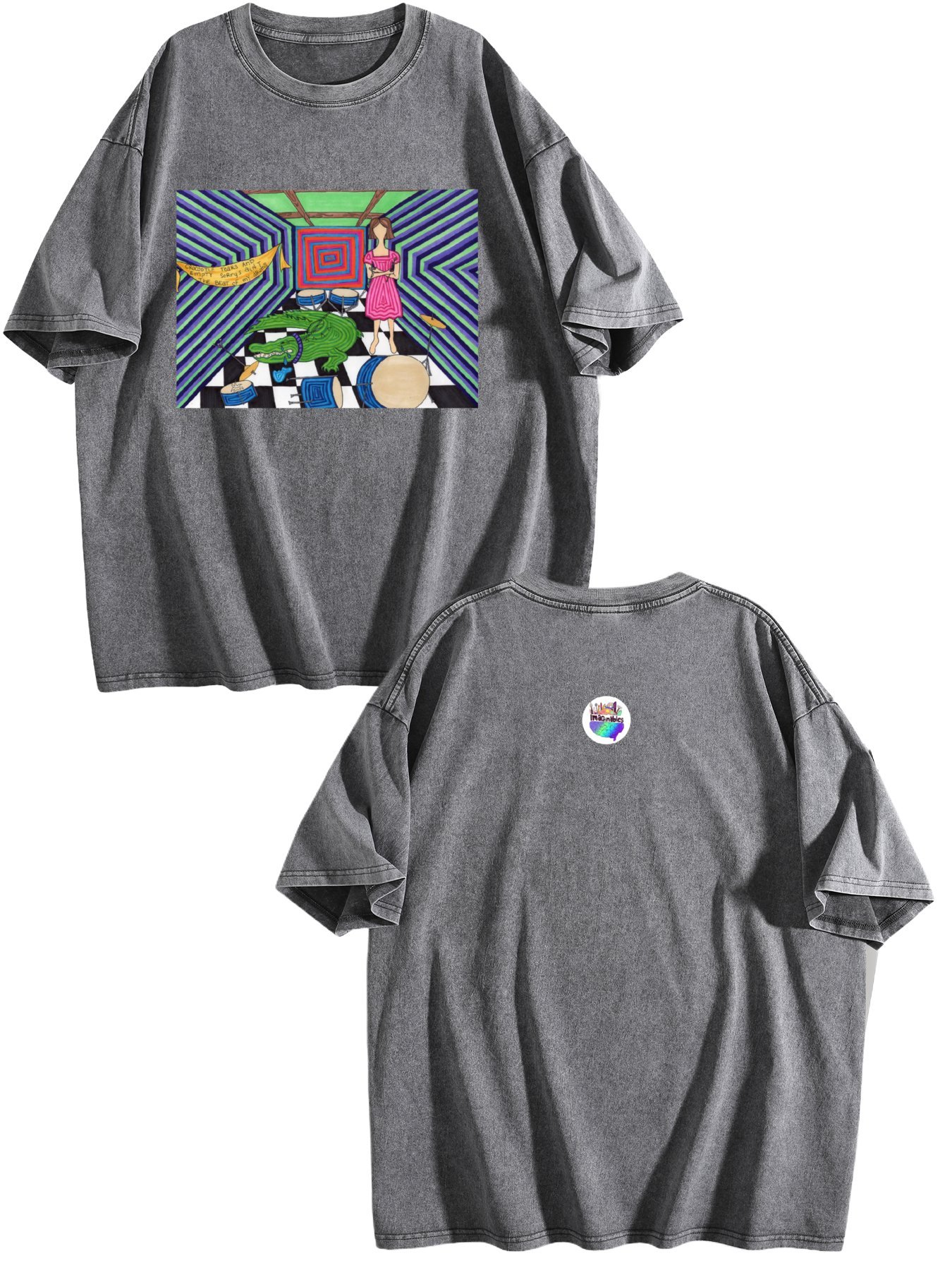 Crocodile Tears Vintage Wash Tee –(Made in USA) - Image 3