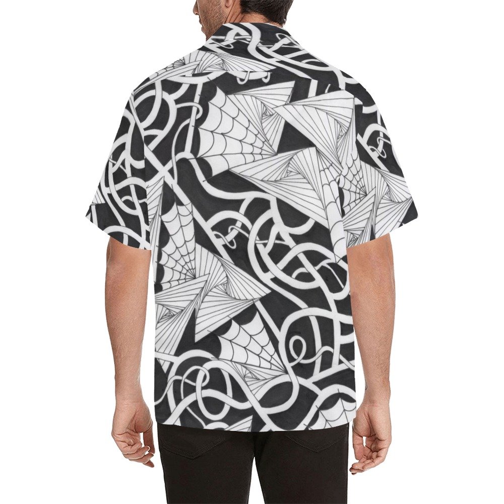 Spider Webs n Things All Over Print Hawaiian Shirt (Model T58) - Image 2
