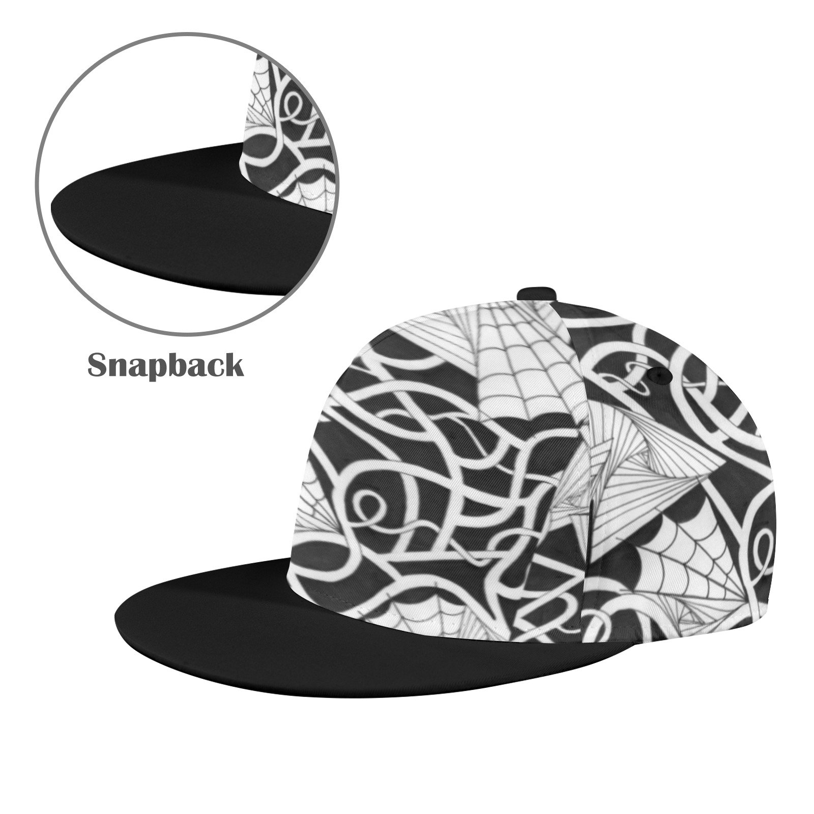 Spider Webs n Things Snapback Hat - Image 2