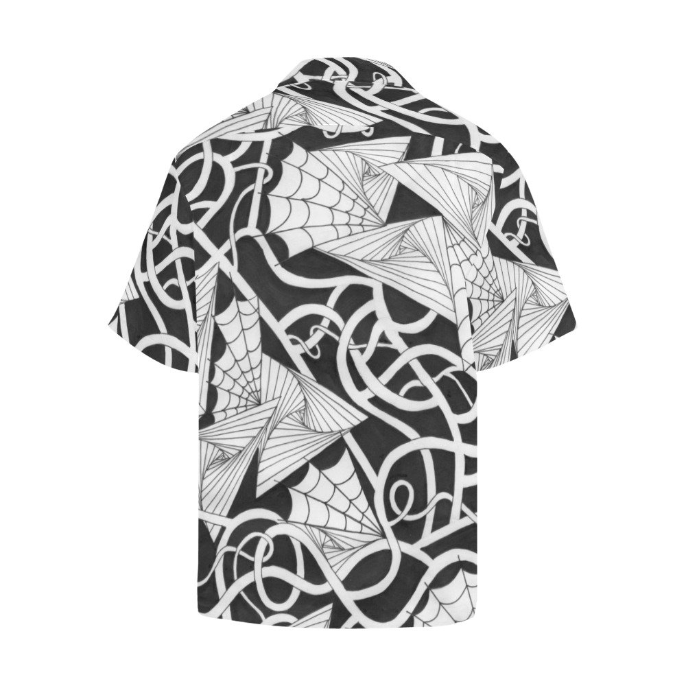 Spider Webs n Things All Over Print Hawaiian Shirt (Model T58) - Image 4