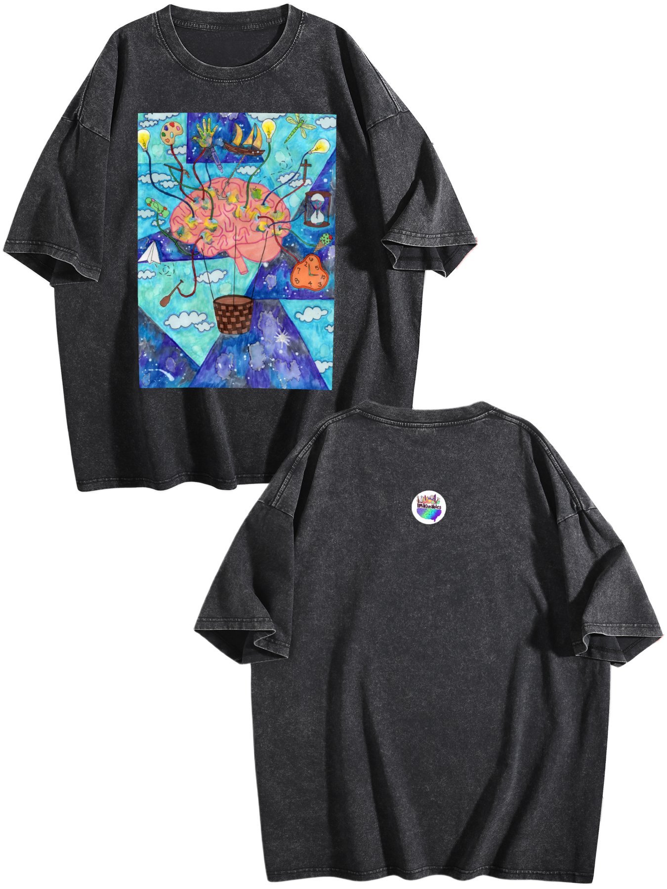 Ideas Unleashed Vintage Wash Tee –(Made in USA)