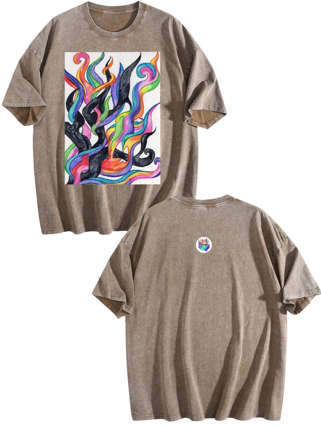 Light Prevails Design Vintage Wash Tee – (Made in USA) - Image 5