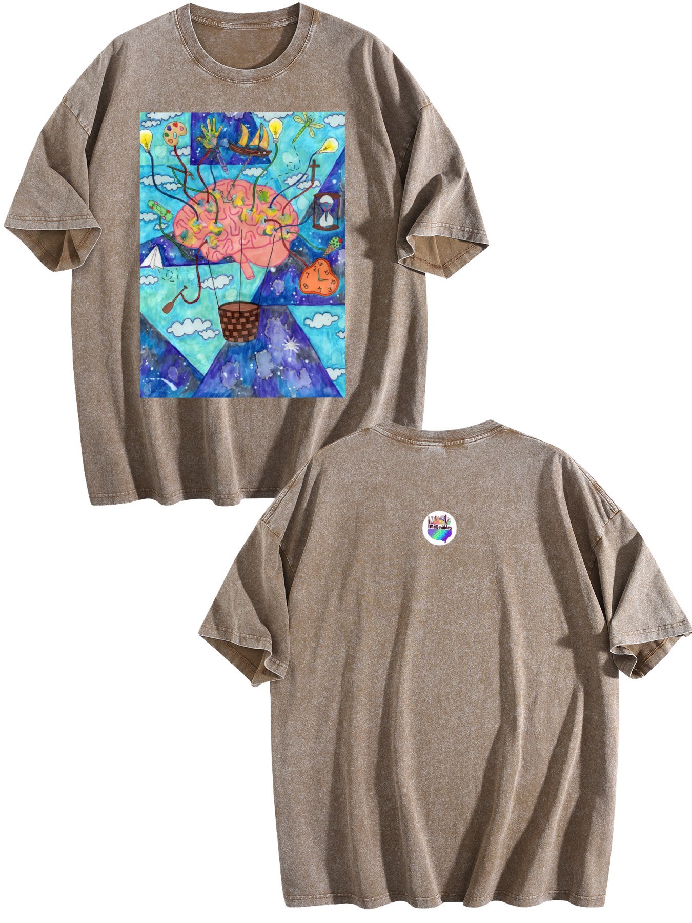 Ideas Unleashed Vintage Wash Tee –(Made in USA) - Image 5