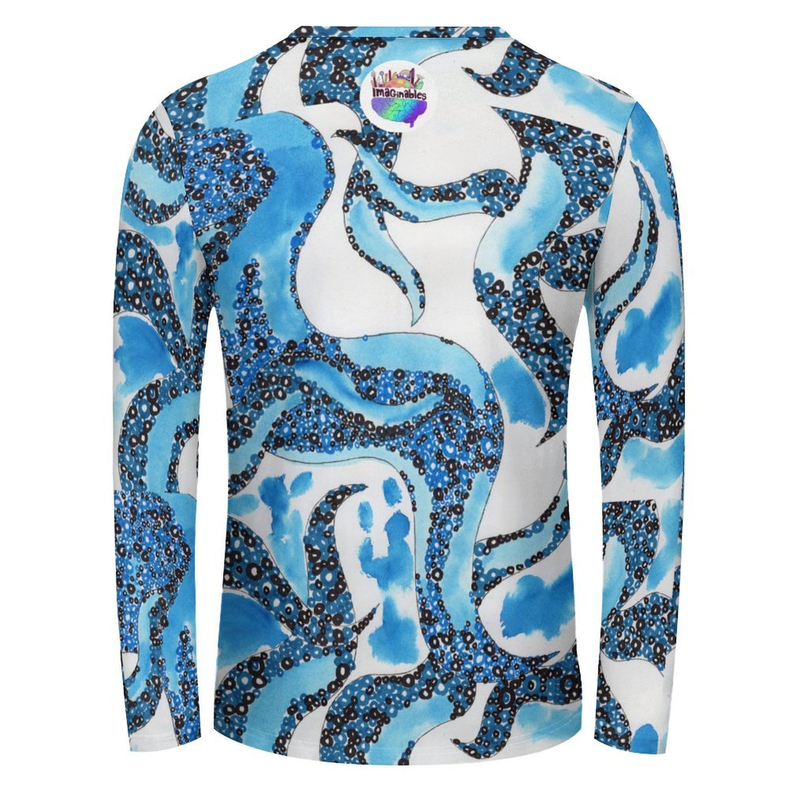 Ocean Breeze Long Sleeve Cotton T-shirt - Image 2