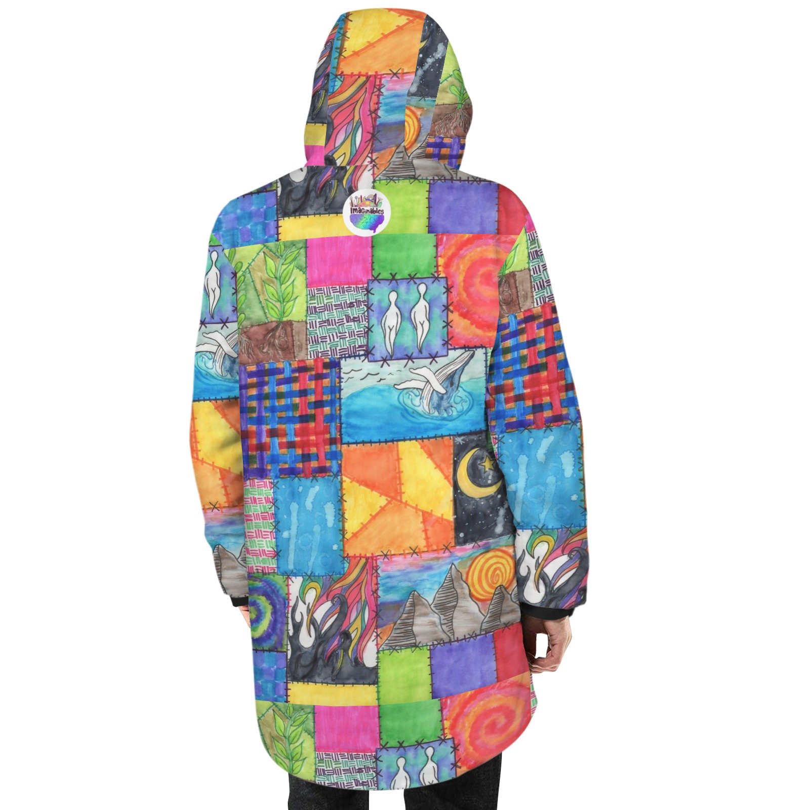 Creation Coat Men's Mid-length Fleece-lined Jacket(Model H69) - Image 3