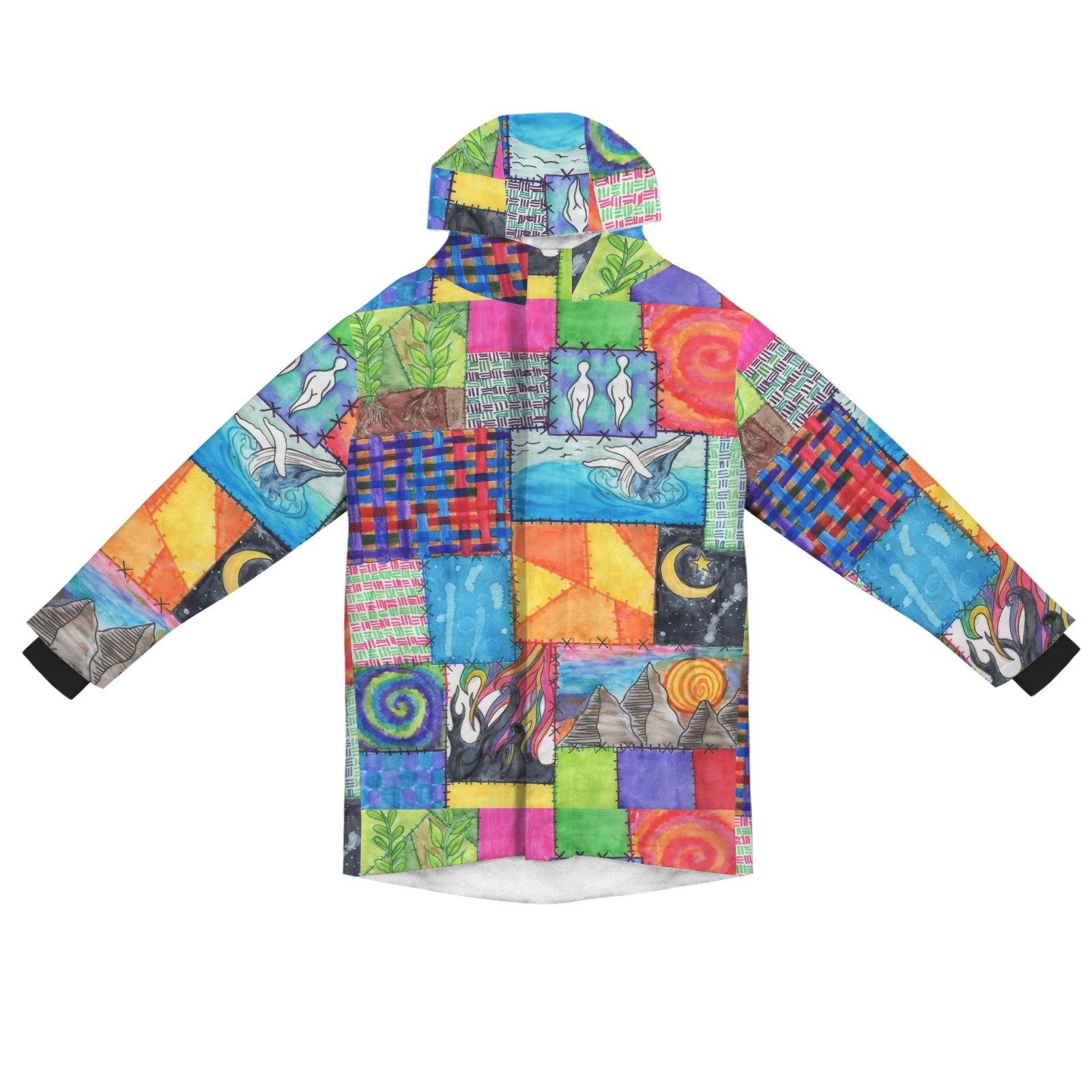 Creation Coat Men's Mid-length Fleece-lined Jacket(Model H69) - Image 4