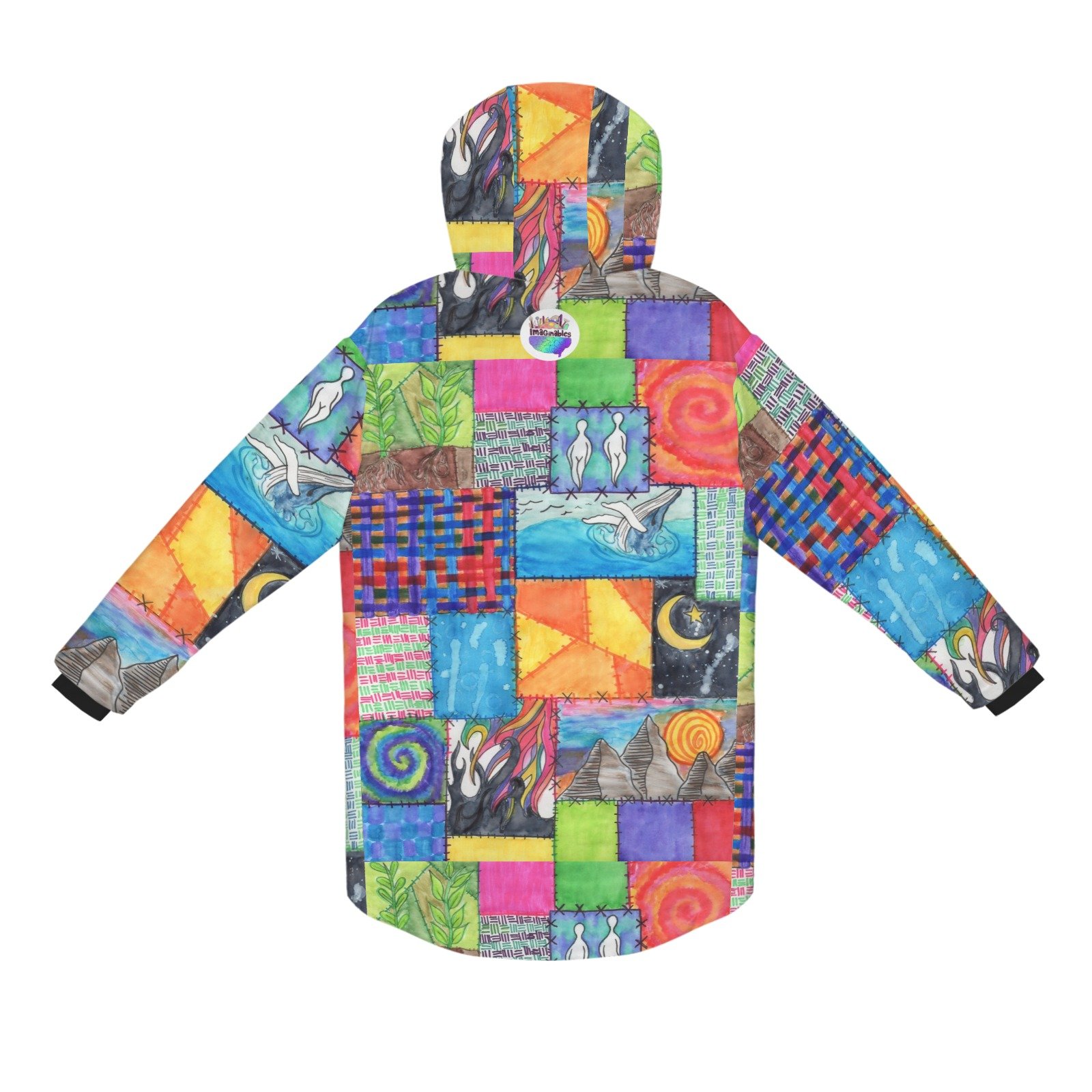 Creation Coat Men's Mid-length Fleece-lined Jacket(Model H69) - Image 5