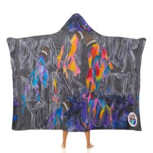 Drown Your Demons Cloak Hooded Blanket 60" x 80"