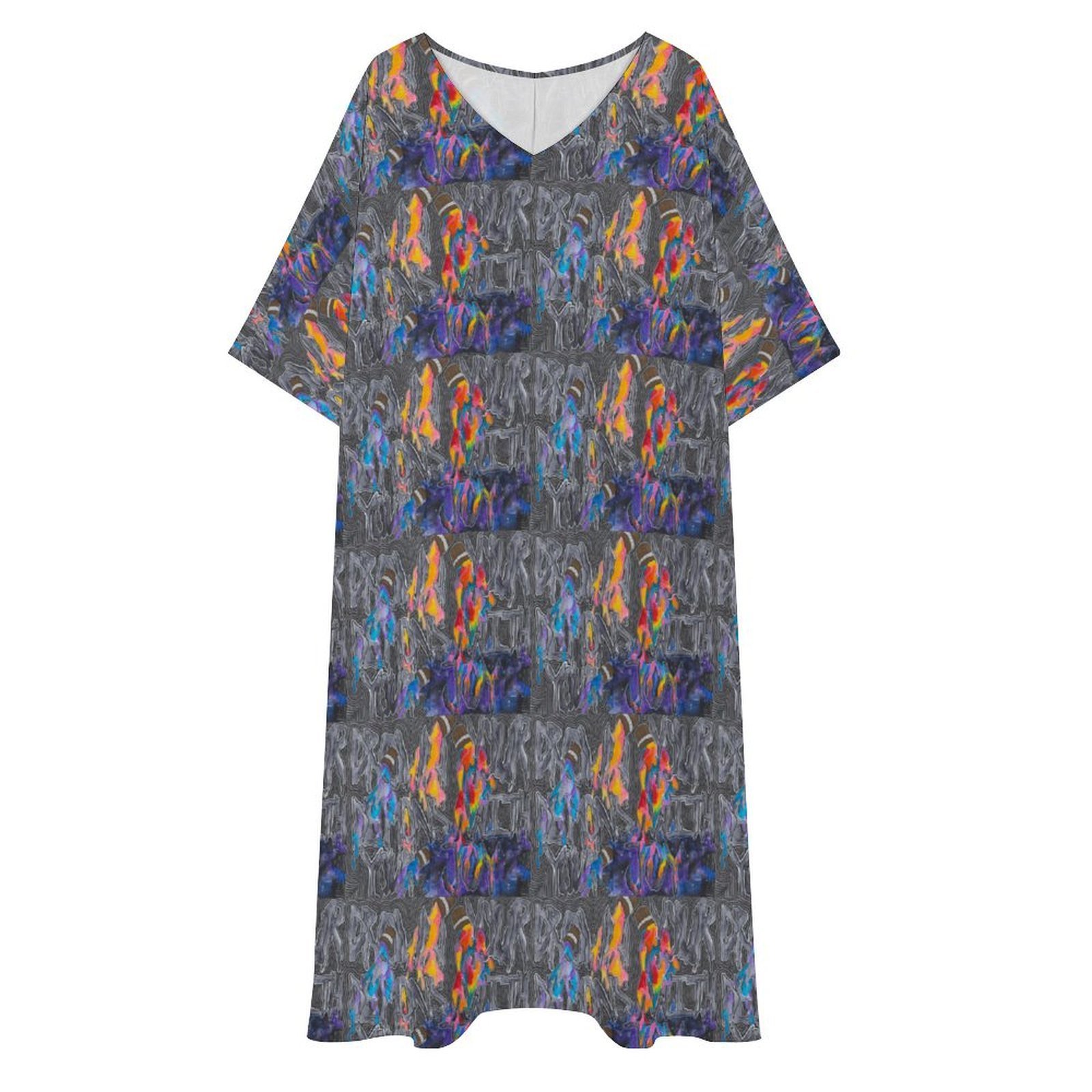 Drown Your Demons Kaftan Midi Dress - Image 2