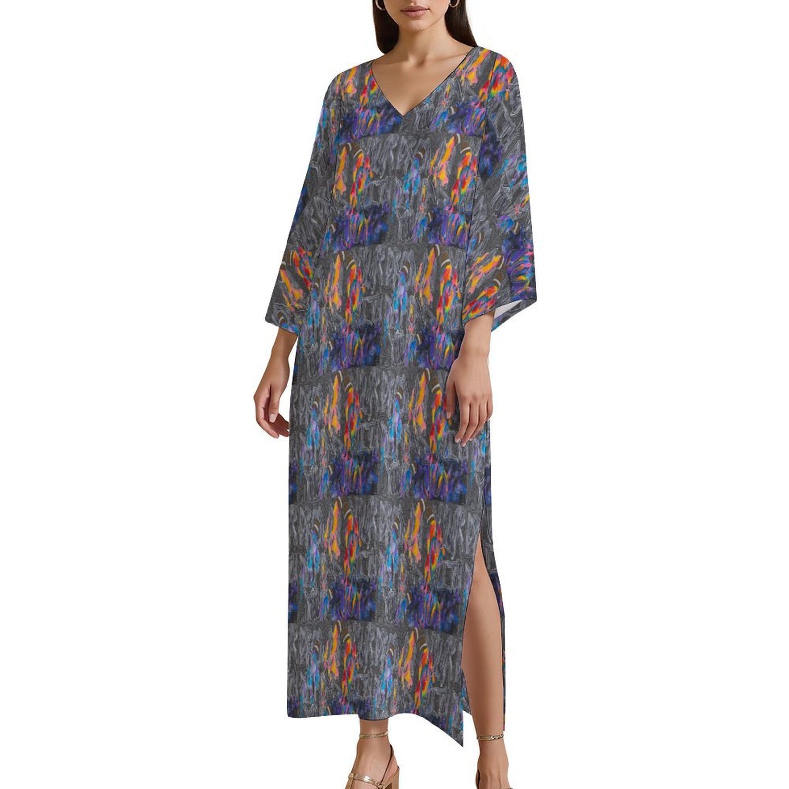Drown Your Demons Kaftan Midi Dress