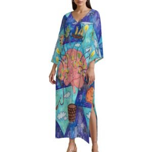 Ideas Unleashed Kaftan Midi Dress