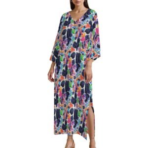 Psilocybin Circle Kaftan Midi Dress