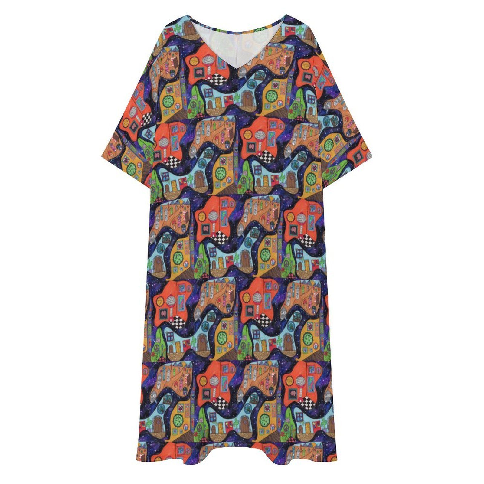Kaftan Midi Dress - Image 2
