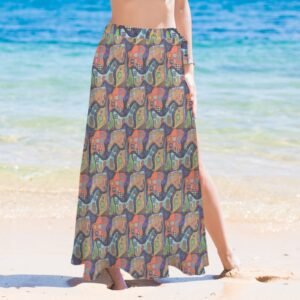 A penny For Your Thoughts Knotted Long Swimwear Cover Up