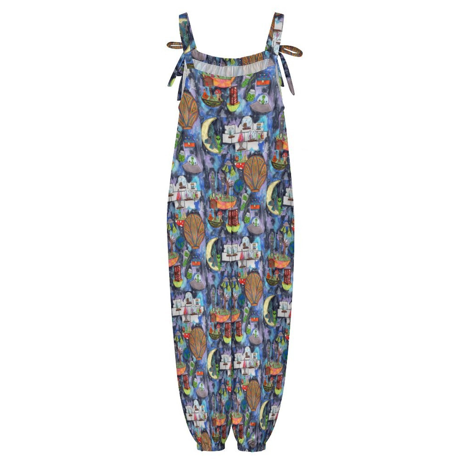 UFO Baggy Suspender Jumpsuit - Image 3