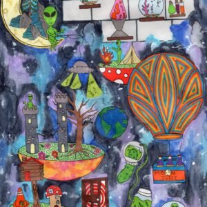 UFO festival in the Sky