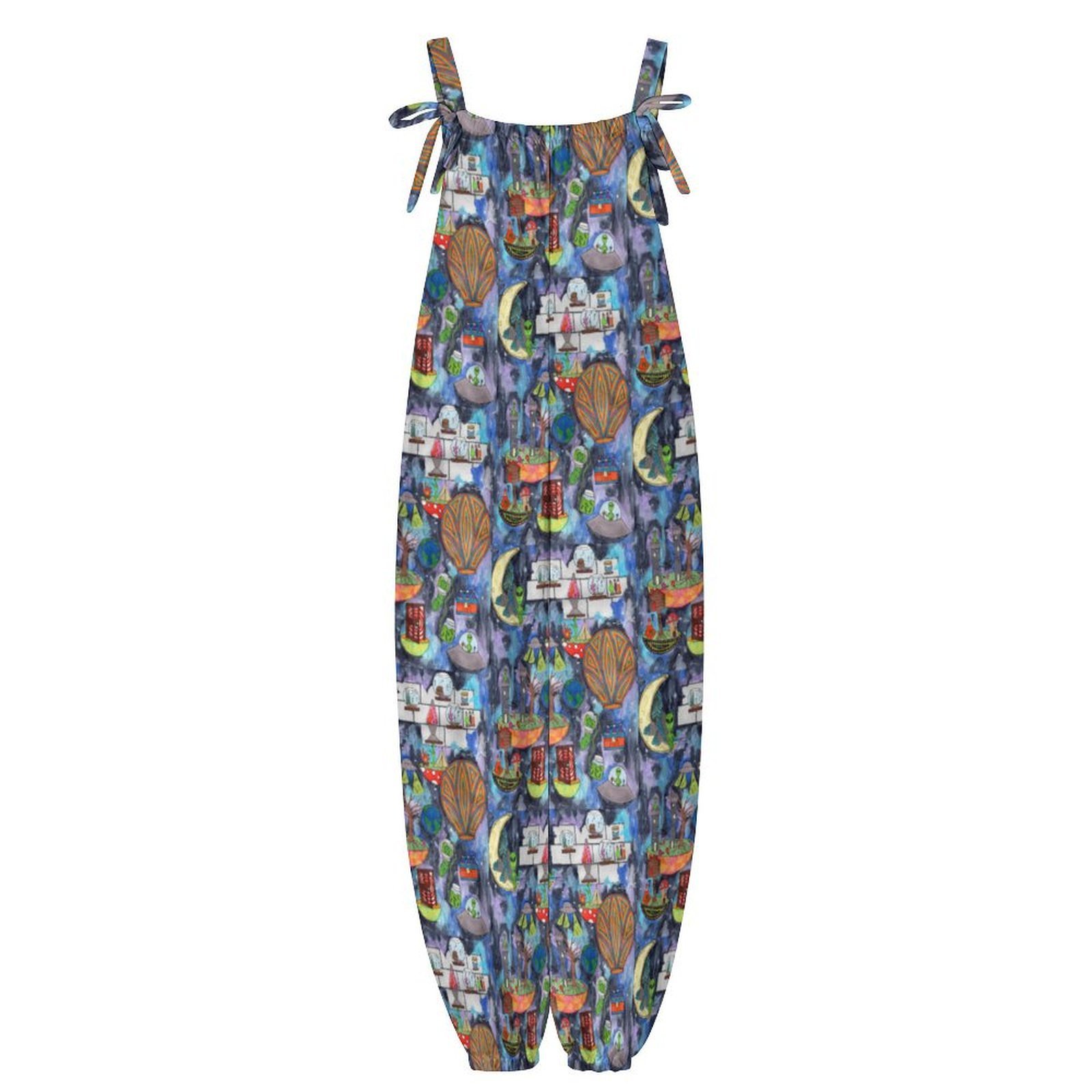UFO Baggy Suspender Jumpsuit - Image 2