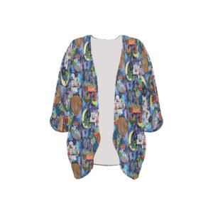 Tubular Travels Women Kimono Chiffon Cover Up (Model H51)
