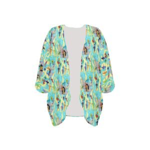 Parades Of Conection Women Kimono Chiffon Cover Up (Model H51)