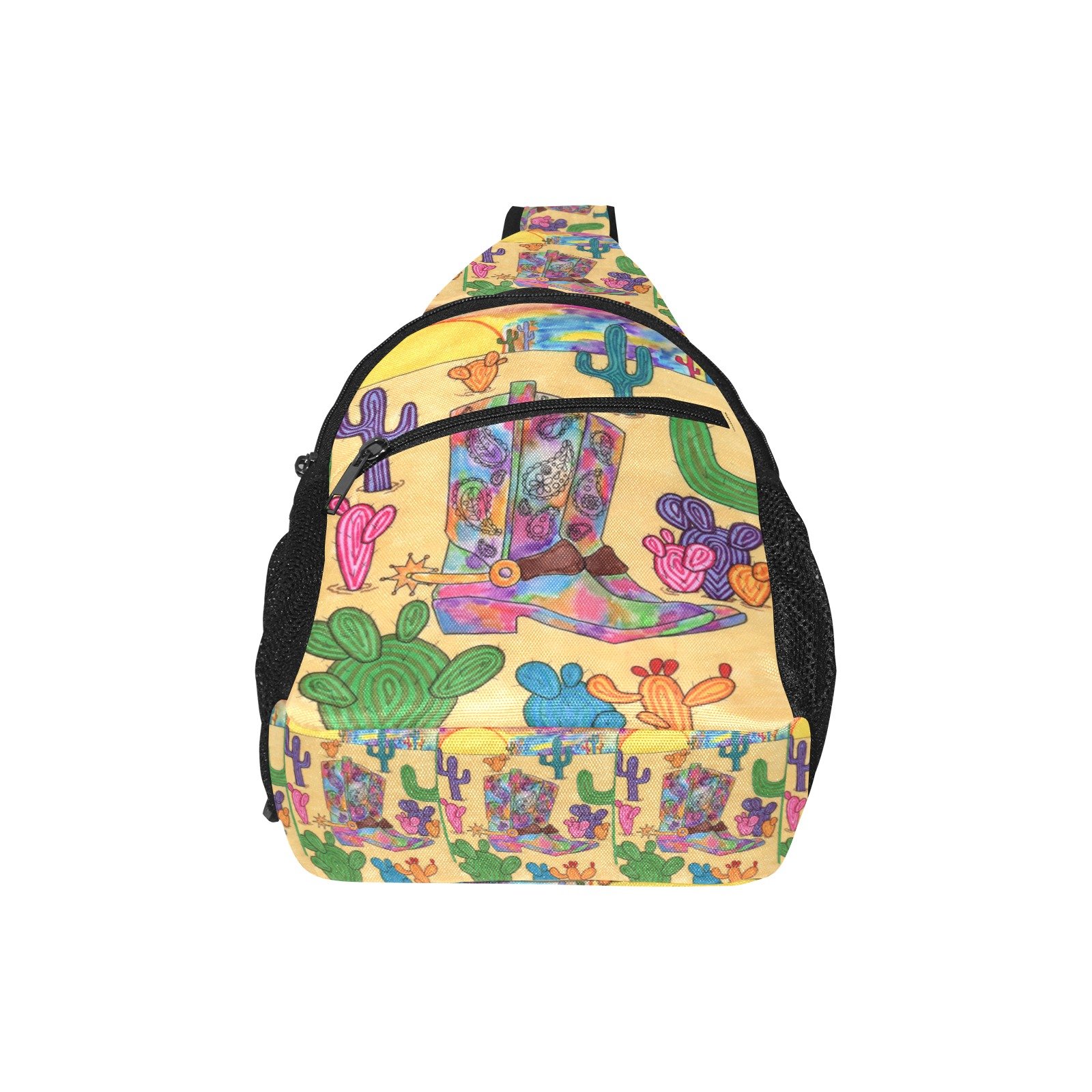 Texas Sunsets All Over Print Chest Bag(Model1719) - Image 6