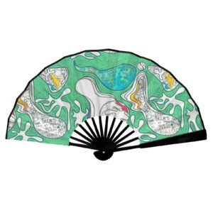Mind Power Double-Sided Custom Folding Fan