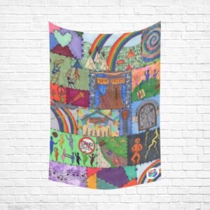 KerrQuilt Polyester Peach Skin Wall Tapestry | Ships from USA
