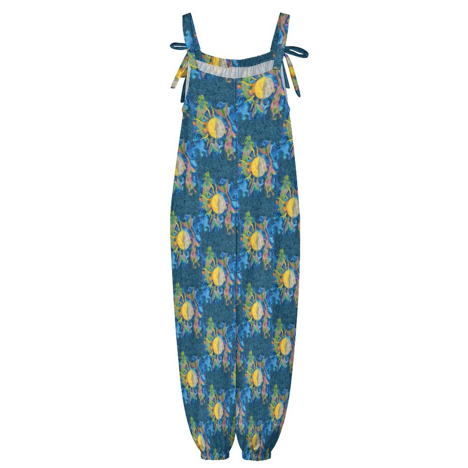 Mermaid Tales Baggy Suspender Jumpsuit - Image 3