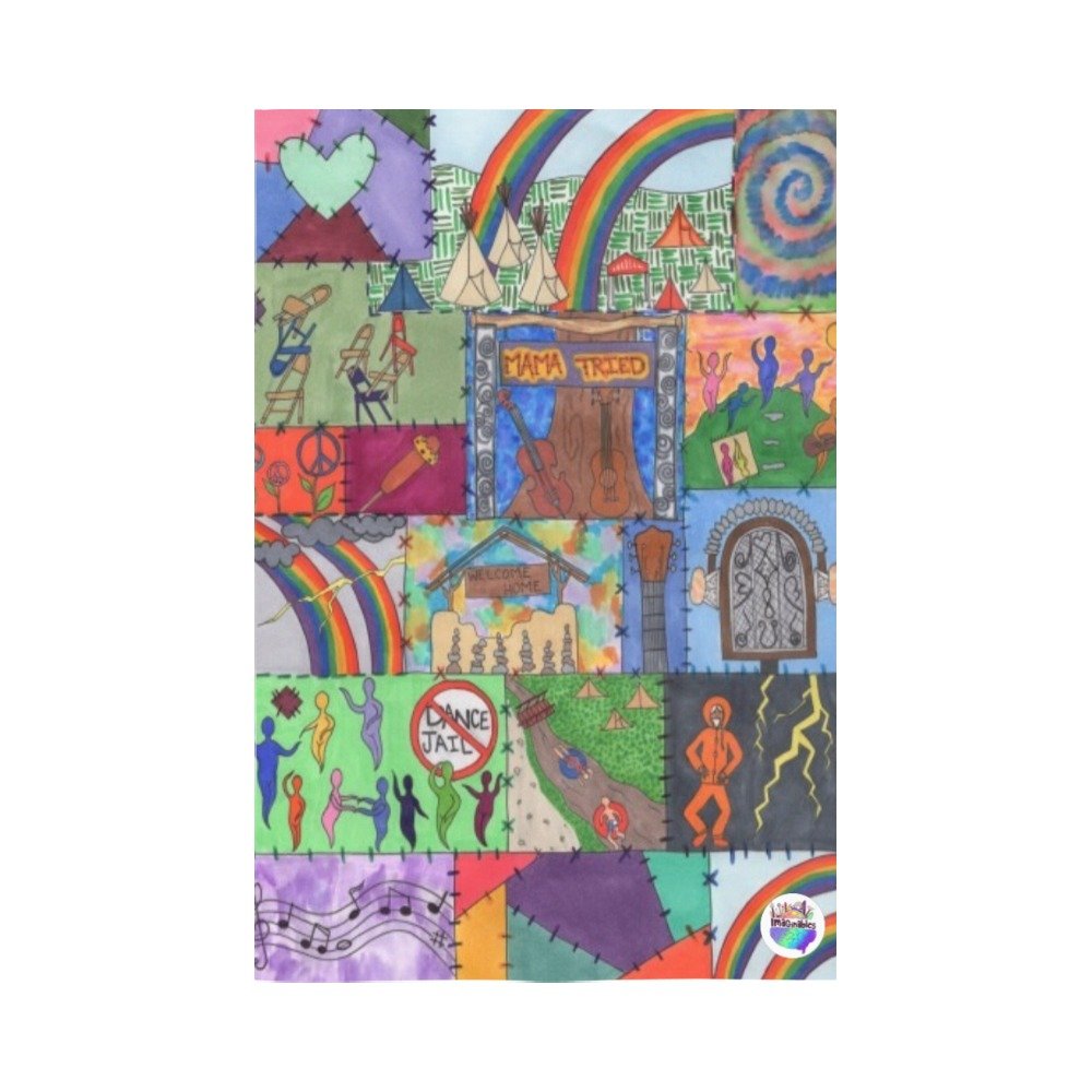 KerrQuilt Polyester Peach Skin Wall Tapestry | Ships from USA - Image 3