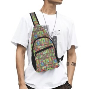 EVERYTHING IS PICKLES All Over Print Chest Bag(Model1719)