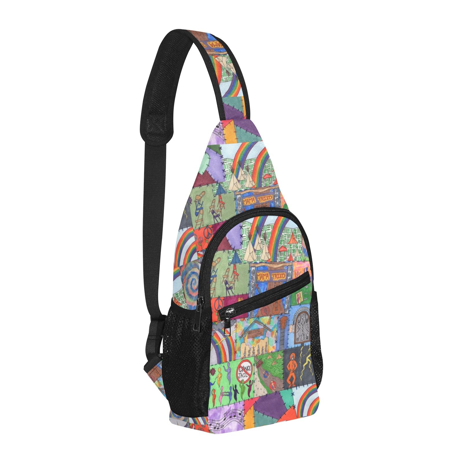 KerrQuilt All Over Print Chest Bag(Model1719) - Image 4