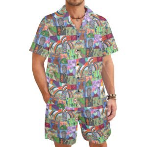 KerrQuilt Men Shirt and Shorts Outfit (Model Sets 26)