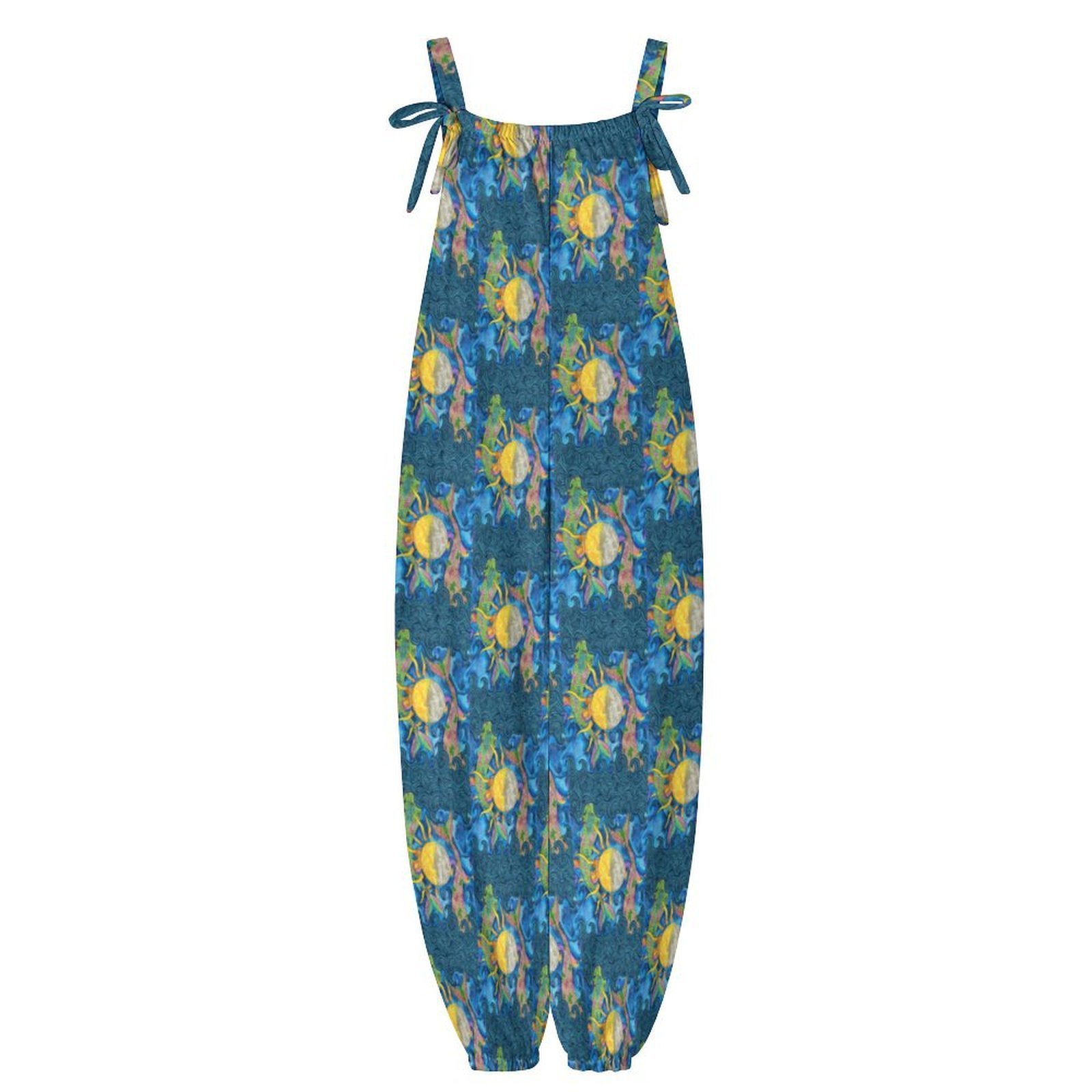 Mermaid Tales Baggy Suspender Jumpsuit - Image 2