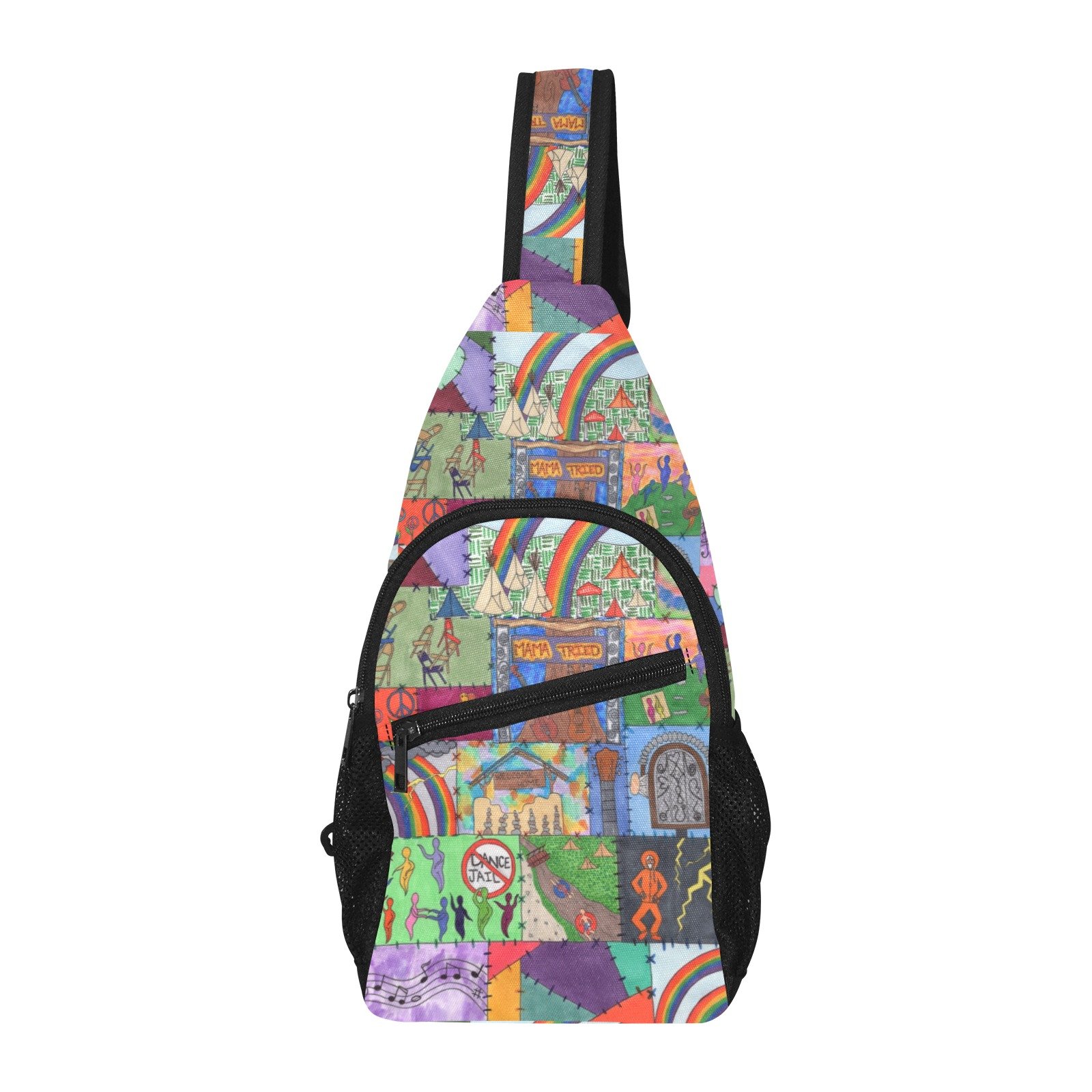KerrQuilt All Over Print Chest Bag(Model1719) - Image 2